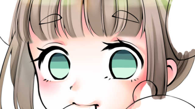 目の塗り方 イラスト初心者でも真似するだけで簡単にできる着彩方法 あおいのお絵かき帳